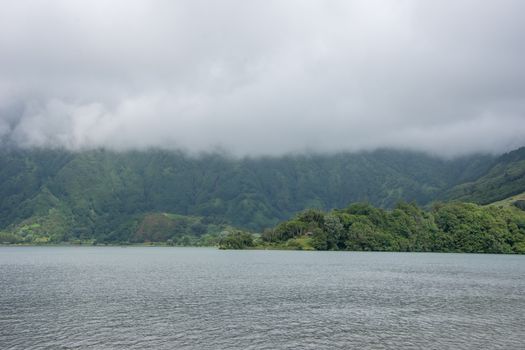 Walk on the Azores archipelago. Discovery of the island of Sao Miguel, Azores. Portugal