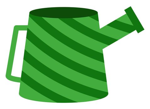 Watering can, illustration, vector on white background