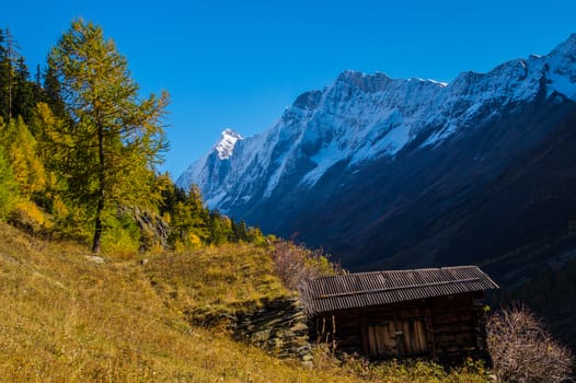 blatten in loschental in swiss