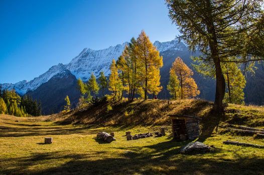 blatten in loschental in swiss