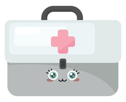 Aid Kit , illustration, vector on white background