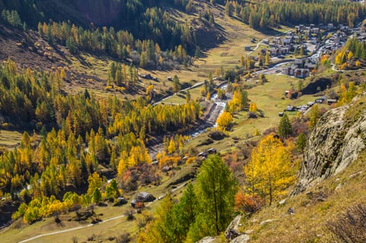 blatten in loschental in swiss