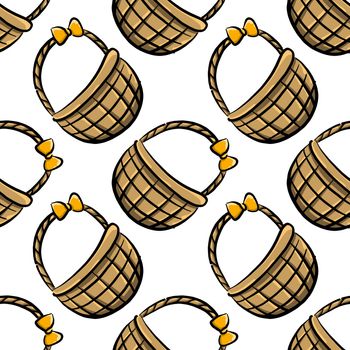 Basket pattern , illustration, vector on white background