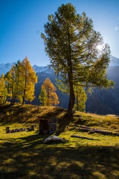 blatten in loschental in swiss