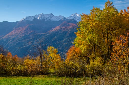 la salle in val aoste in italy