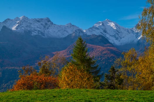 la salle in val aoste in italy