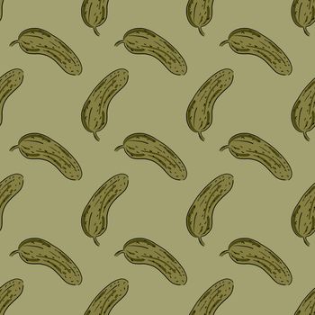 Pickles pattern , illustration, vector on white background