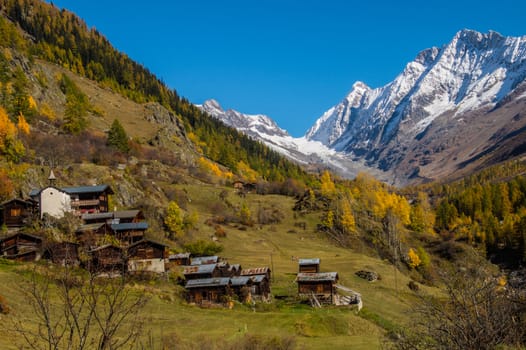 eisten in blatten in loschental in swiss