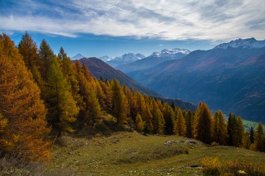 la salle in val aoste in italy