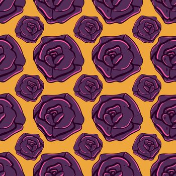 Cute rose pattern , illustration, vector on white background