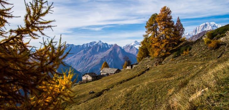 la salle in val aoste in italy