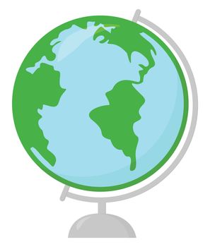 Globe , illustration, vector on white background