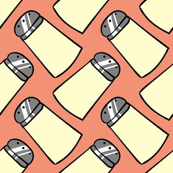 Salt shaker pattern , illustration, vector on white background