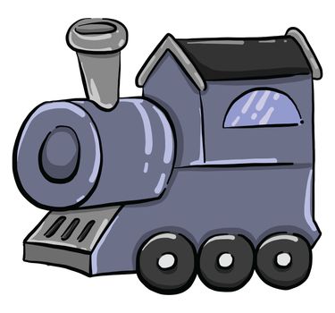 Train car , illustration, vector on white background