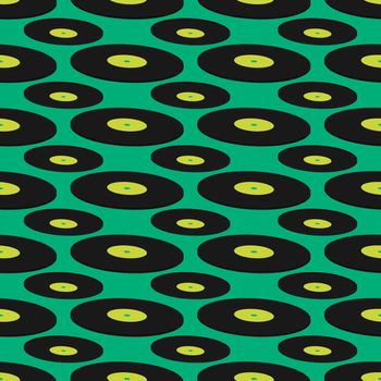 Vinyl pattern , illustration, vector on white background