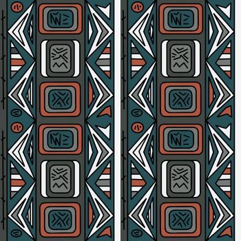 Tribal background, abstract ethno pattern. Pattern can be used for wallpaper, web page background, branch, cards, apparel, poster, mugs, bags, packaging ,others. Bright vector tribal texture.