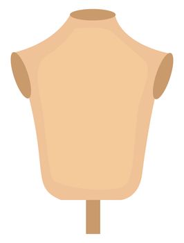 Dummy stand, illustration, vector on white background