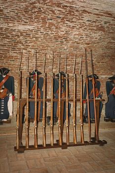 Gunroom in the Old medieval Fort