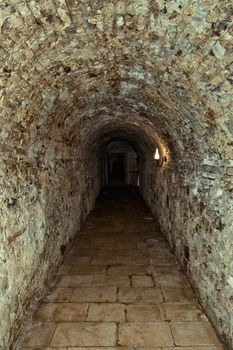 Corridor in the old fortress