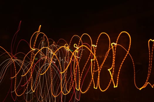 Abstract Blur lights texture closeup