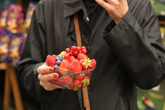 closeup shot of Fruits