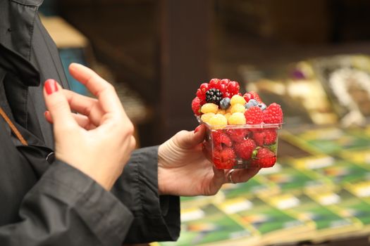 closeup shot of Fruits