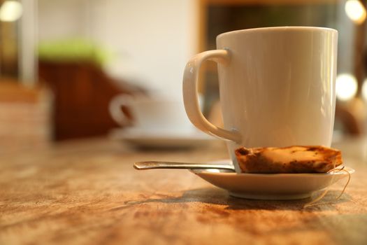 Cup on the table