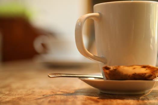 Cup on the table