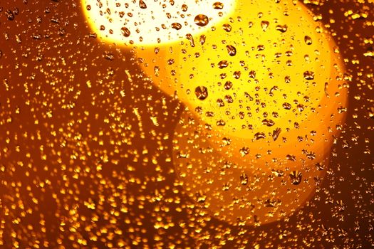 Rain Drops on a Glass