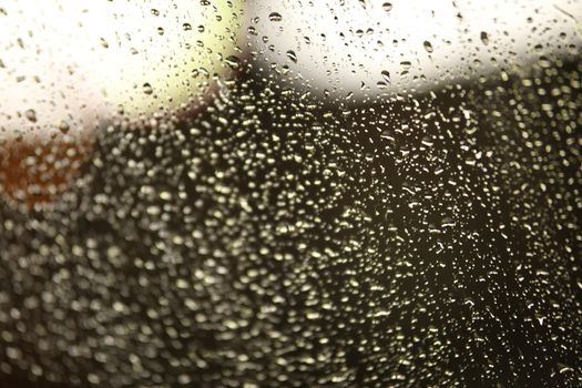 Rain Drops on a Glass