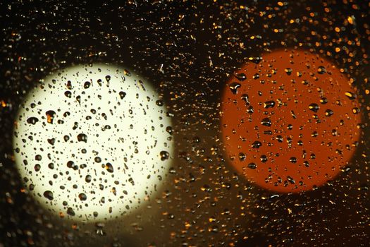 Rain Drops on a Glass