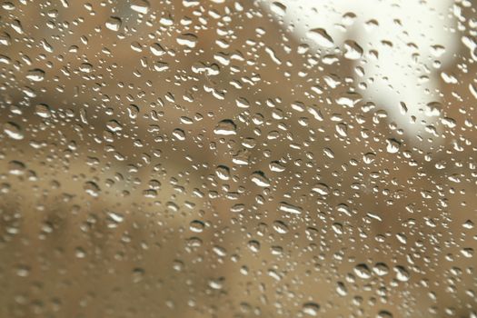 Rain Drops on a Glass