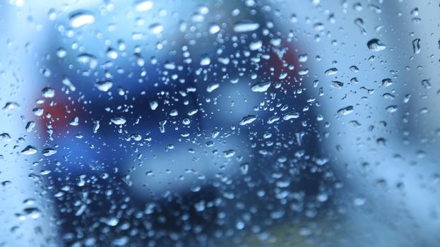 Rain Drops on a Glass