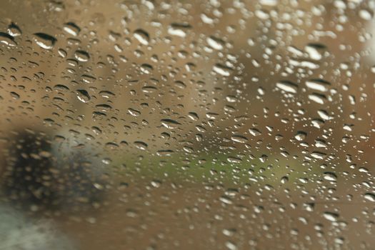 Rain Drops on a Glass