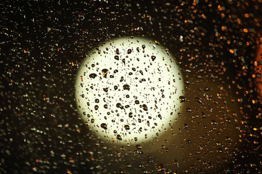 Rain Drops on a Glass
