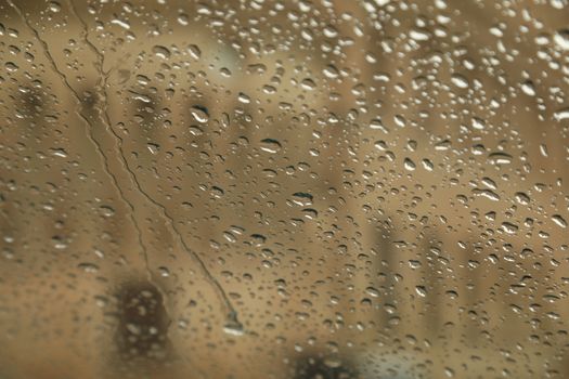 Rain Drops on a Glass
