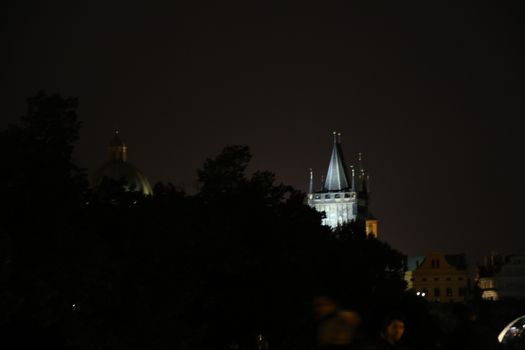 Street lights on the Bridge