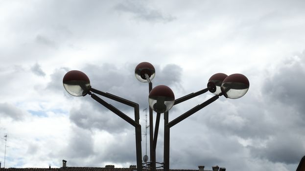 Street lights on the Bridge
