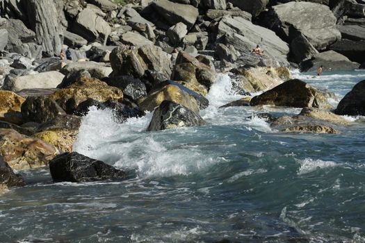 Water waves in the sea