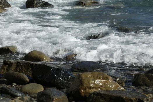 Water waves in the sea