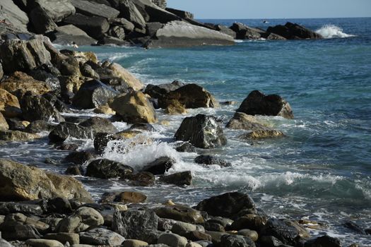 Water waves in the sea