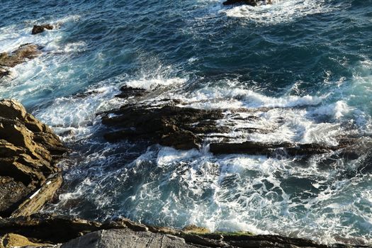 Water waves in the sea