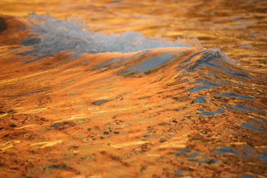 Water waves in the sea