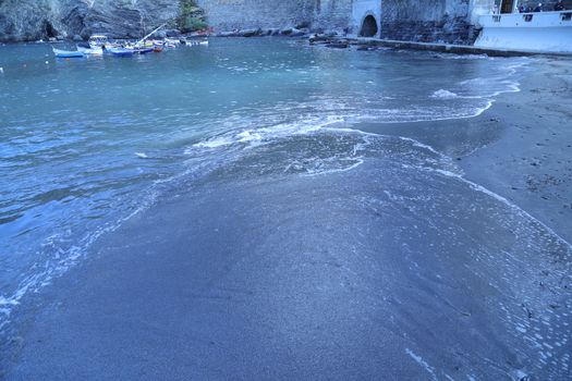 Water waves in the sea