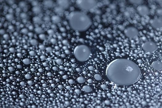 water drops on the glass
