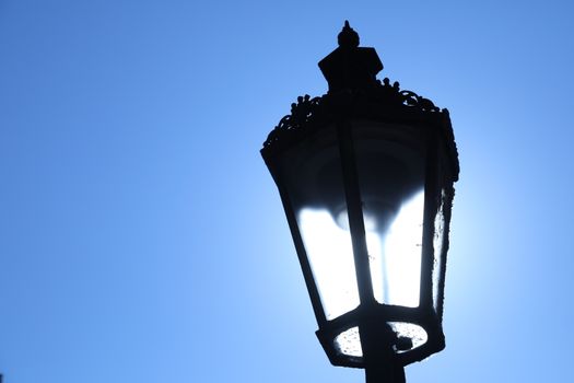 Street lights on the Bridge