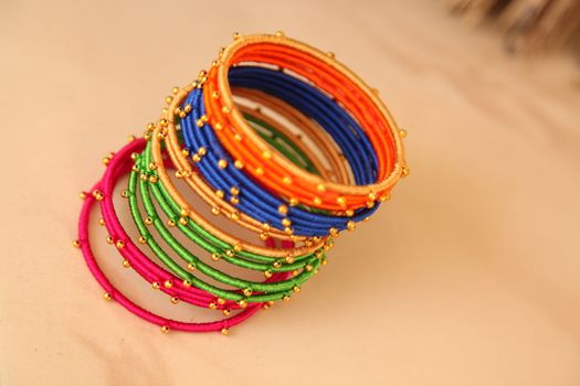 Color  Bangles closeup