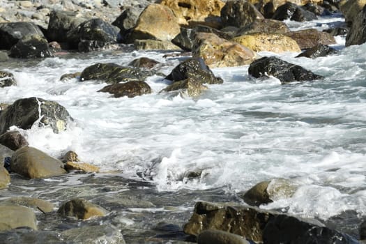 Water waves in the sea