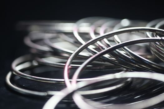 Metal Rings closeup