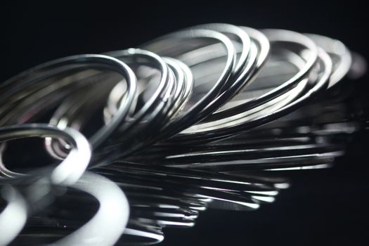 Metal Rings closeup